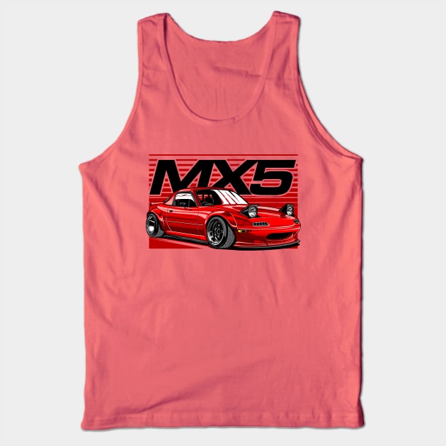 Mazda Miata MX5 Tank Top by rizadeli